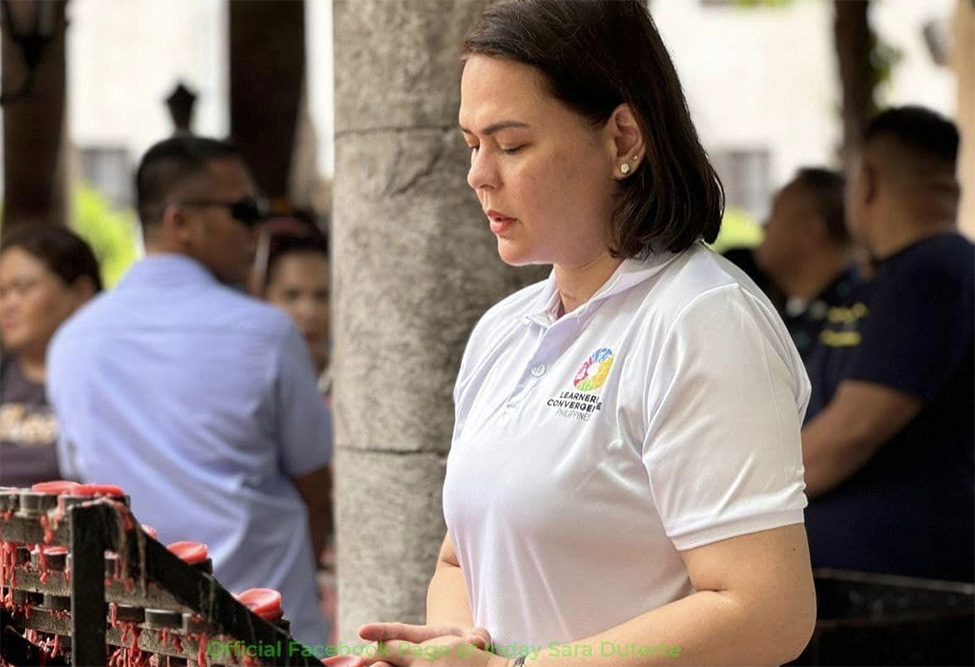 VP Inday Sara Thanks to the Indigenous People and Moro Who Expressed Their Willingness to Ensure Her Safety Photo